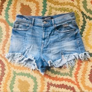 Express cut off shorts